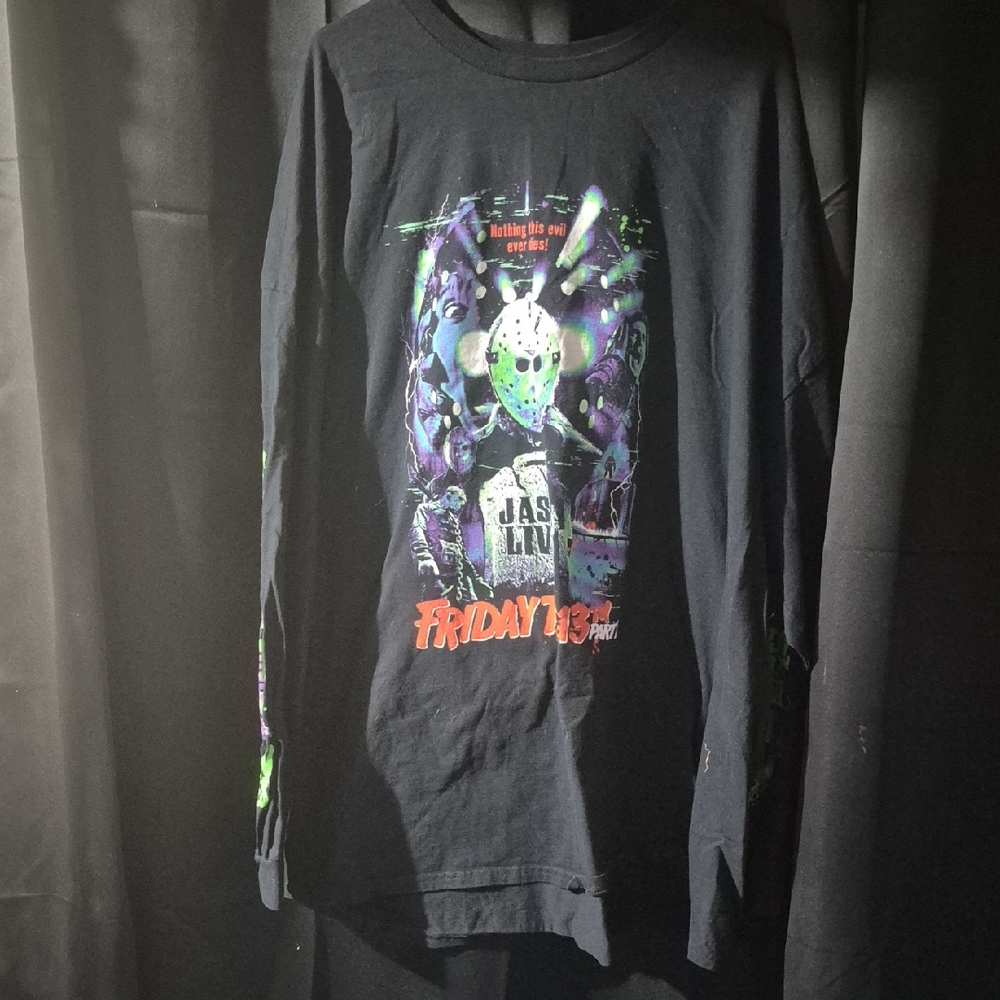 Friday The 13th Jason Lives Graphic Long Sleeve Shirt